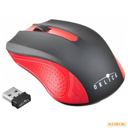 Мышь Oklick 485MW+ Black-Red USB