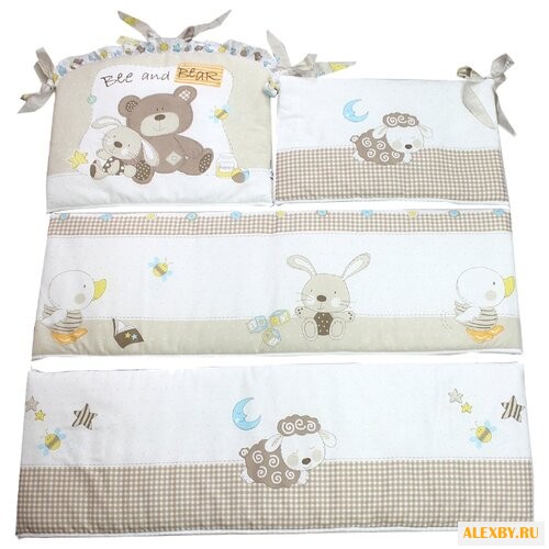 Bombus бортик Мишка с зайкой