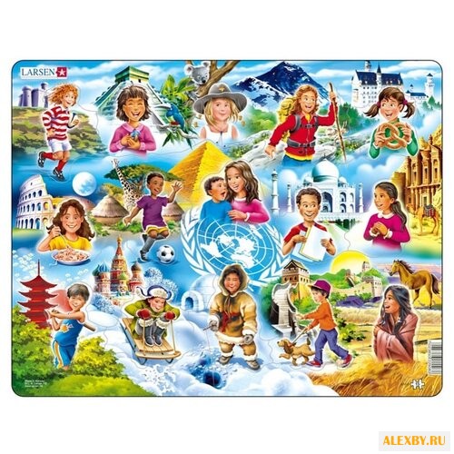Рамка-вкладыш Larsen Дети мира