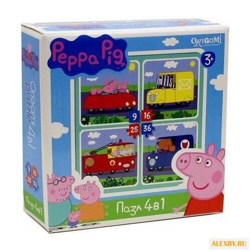 Набор пазлов Origami Peppa Pig