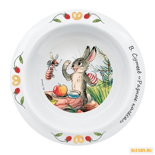 Тарелка Lubby Сказки В. Сутеева