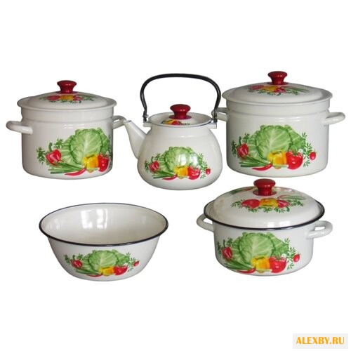 Набор посуды КМЗ Огородник 8 пр.