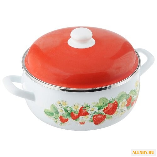 Кастрюля METROT Клубника 53 л