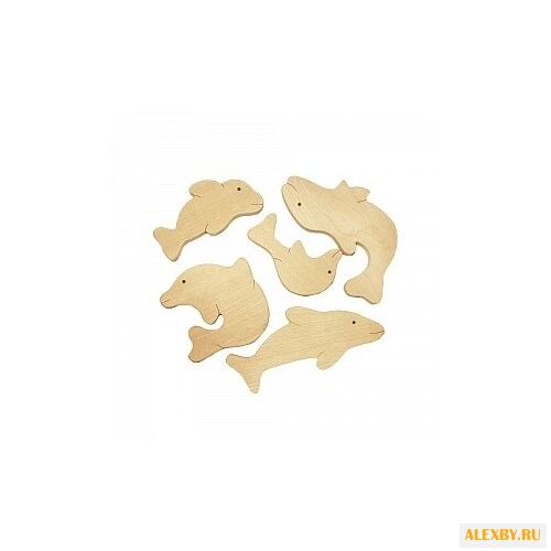 Пирамидка Деревяшкино Дельфины