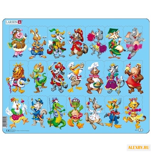 Рамка-вкладыш Larsen Зверюшки