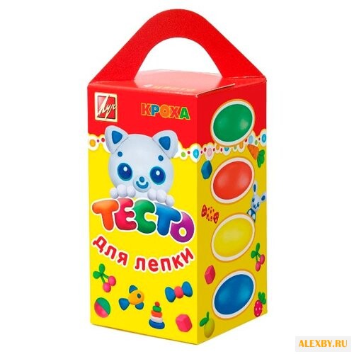 Масса для лепки Луч 4 цвета 280