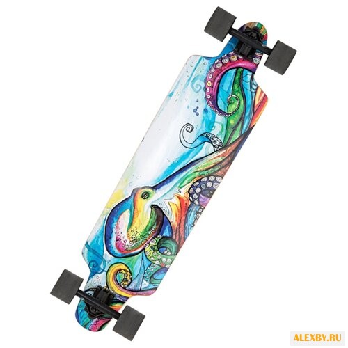 Лонгборд Lboard Синий осьминог 38