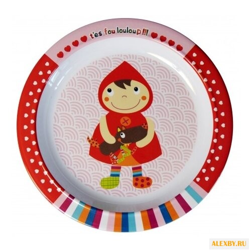 Тарелка Ebulobo Красная Шапочка