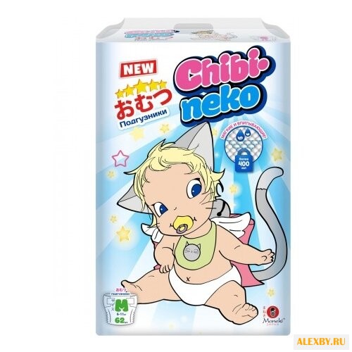 Maneki подгузники Chibi-neko M