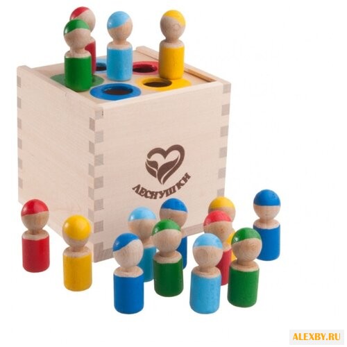 Сортер Леснушки Разноцветные