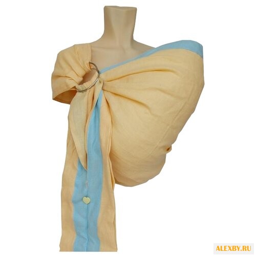 Слинг Чудо-Чадо с кольцами Лен