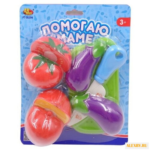 Набор продуктов с посудой