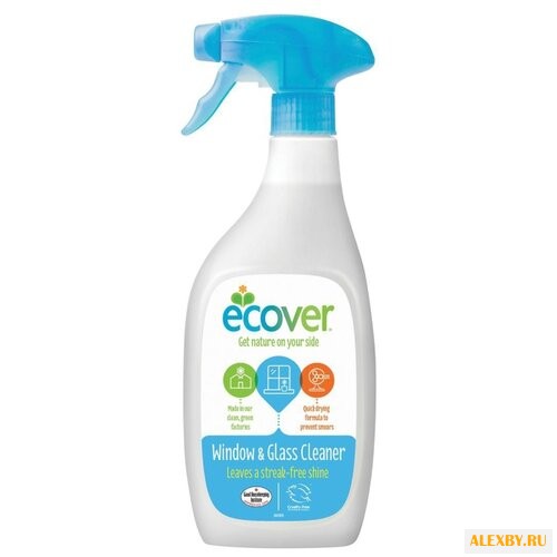 Спрей ecover Window & Glass