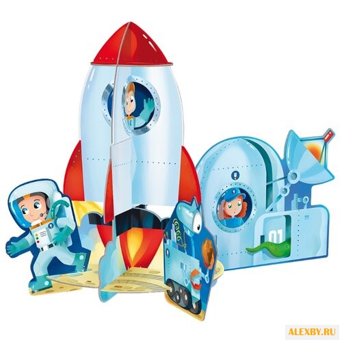 Пазл ГеоДом 3D Ракета