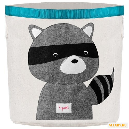 Корзина 3 Sprouts Енот 43х45 см
