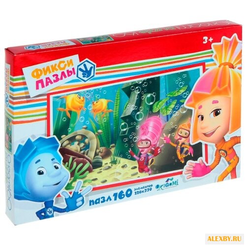 Пазл Origami Фиксики Рыбки