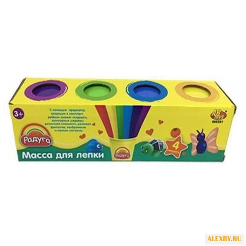 Масса для лепки ABtoys Радуга 4