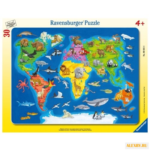 Пазл Ravensburger Карта Мира с