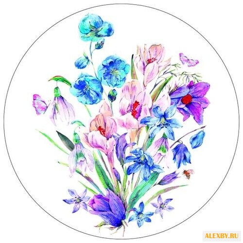 Цветной Вышивка крестом Букет