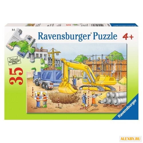 Пазл Ravensburger Экскаватор