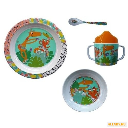 Комплект посуды Ebulobo Зоопарк