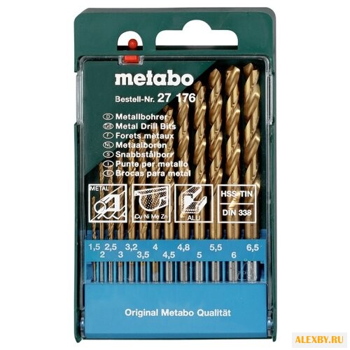 Набор сверл Metabo 627176000