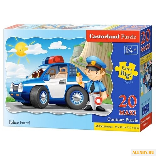 Пазл Castorland Police Patrol