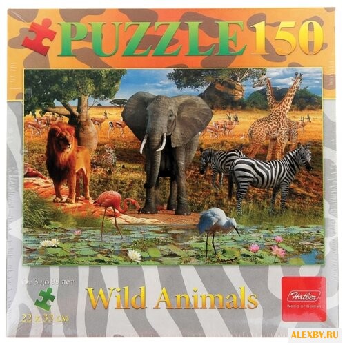 Пазл Hatber Wild animals