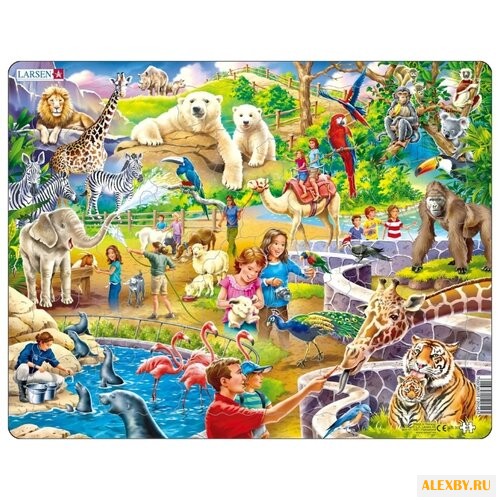Рамка-вкладыш Larsen Зоопарк