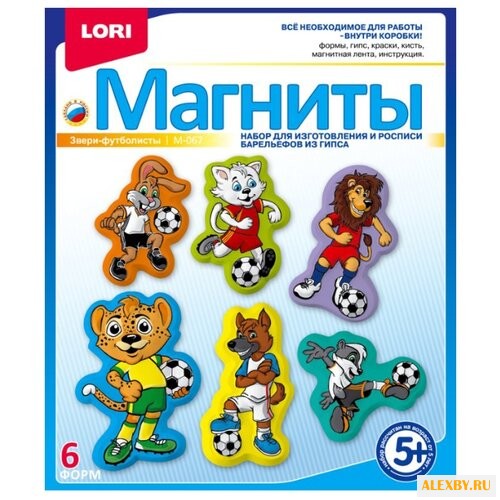 LORI Магниты - Звери-футболисты