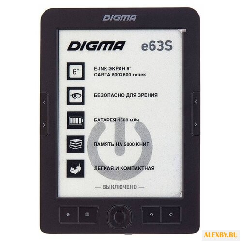 Электронная книга Digma е63S