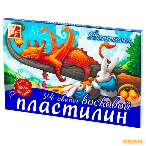 Пластилин Луч Фантазия 24 цвета