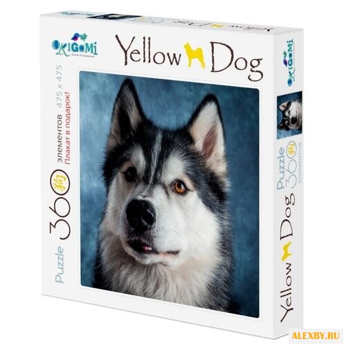 Пазл Origami Yellow Dog Хаски