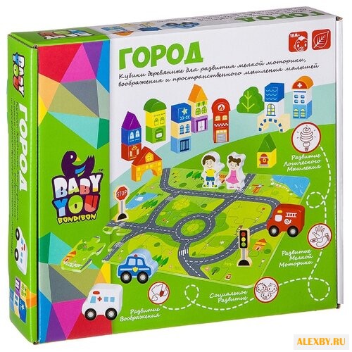 Кубики BONDIBON Город ВВ2382