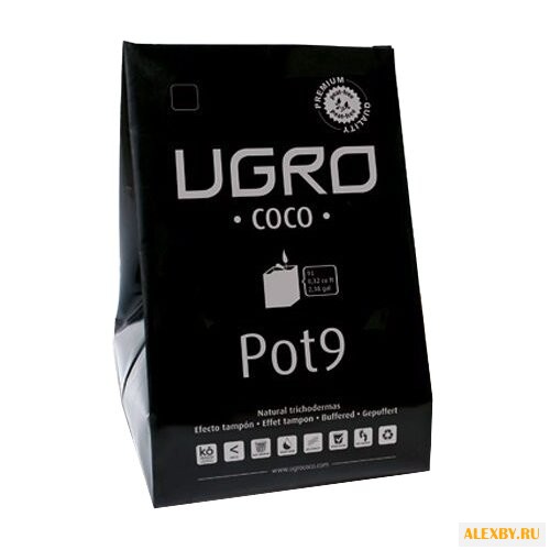 Субстрат кокосовый UGro Pot 9 л.