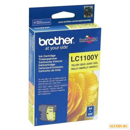 Картридж Brother LC-1100Y