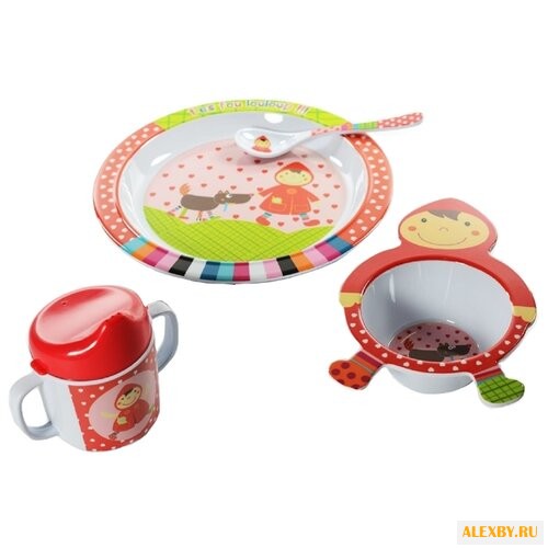 Комплект посуды Ebulobo Красная