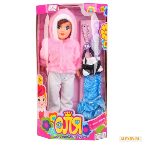 Кукла Zhorya Оля в полушубке