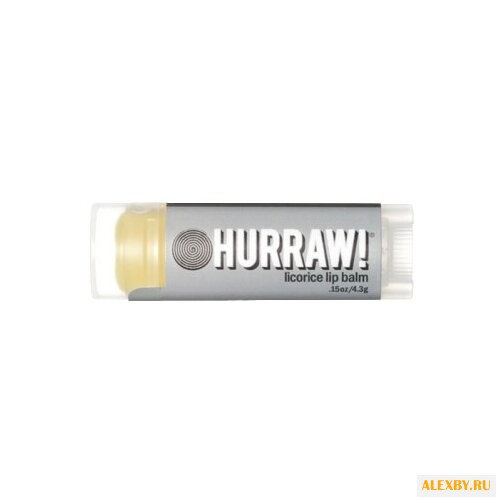 Hurraw! Бальзам для губ Licorice