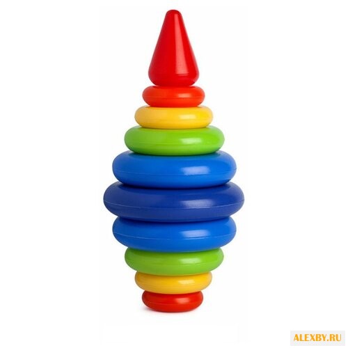 Пирамидка Росигрушка Бочка 9229