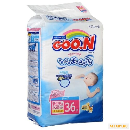 Goo.N подгузники 18-3 кг 36 шт.