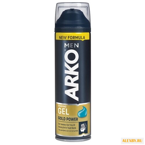 Гель для бритья Gold Power Arko