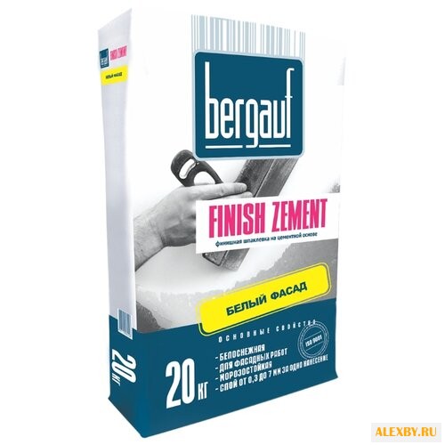 Шпатлевка Bergauf Finish Zement