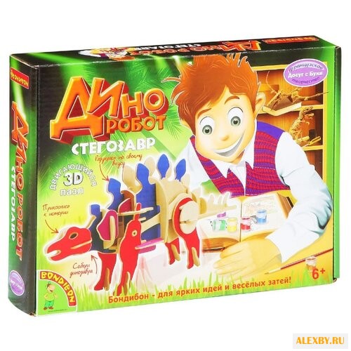 Пазл BONDIBON 3D Стегозавр ВВ1208