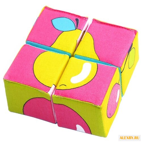 Кубики-пазлы Мякиши Собери