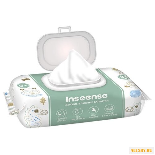 Влажные салфетки INSINSE с алоэ