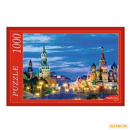 Пазл Рыжий кот Вечерний Кремль