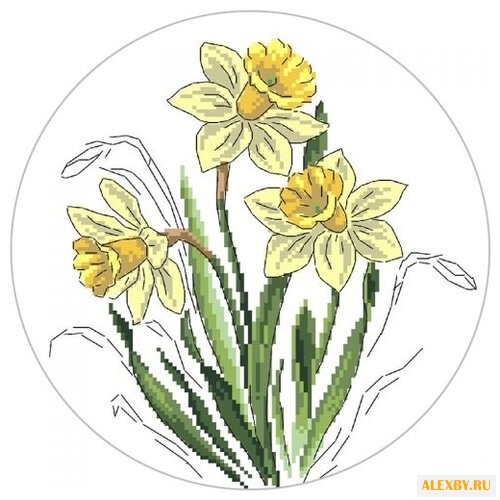 Цветной Вышивка крестом