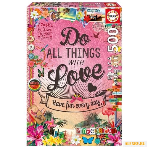 Пазл Educa Делай все с любовью