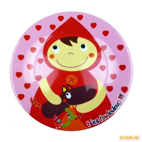 Тарелка Ebulobo Красная Шапочка